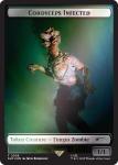 Cordyceps Infected Token 2206 Rainbow Foil Secret Lair Drop Series - Damaged Foil
