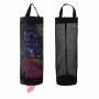 Togetrue Plastic Bag Holder Grocery Bag Holder Mesh Hanging Storage Bag Dispenser Black 2 Packs