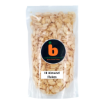 Ib Almond Flakes Sliced Badam Topping - Crisp Slipped Premium Nut Shards For Elegant Garnishing On Kheer Desserts Cakes & Mornin