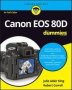 Canon Eos 80D For Dummies   Paperback