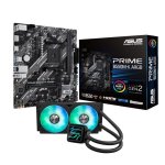 Asus Prime B550M-K Argb AM4 Motherboard & Prime Lc 240 Argb Bundle