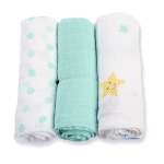 Lulujo MINI Muslin Blanket 3 Pack - Dreamland