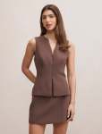 Drew Zip Front Top - 18 Choc Martini