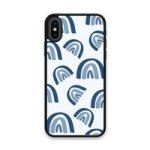 Custom Printed Tpu Cases - Apple Iphone X Apple Iphone XS & 39 Blue Rainbow& 39 By
