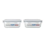 Transparent Storage Containers - 2100ML - 2PCS