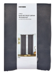 2 Pack Grey Blackout Eyelet Curtains - 132X213 Cm Grey