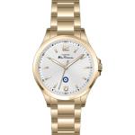 Ben Sherman Mens Gold-tone Watch With Textured White Dial