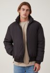 Cotton On Recycled Puffer Relaxed Bomber - Black