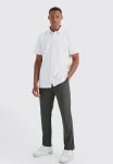 Short Sleeve Muscle Fit Jersey Shirt - White