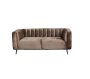Nile 2 Seater Luxury Couch Brown