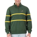 Springboks Twill Hoop Quarter Zip Sweat