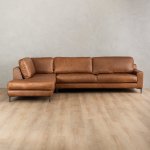 Tulbagh Leather Corner Couch With XL Daybed Left