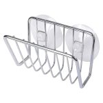 Toplife Sponge Holder For Kitchen Sink Stainless Steel Suction Cup Sponge Caddy - Silver