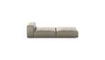 Lounger - Leather - Beige - 241CM X 105CM