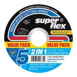 Superflex Cutting Disc 2IN1 Flat 115X1.0MM 5PACK Livestainable