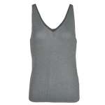 Lurex Knit Vest - Indigo Free