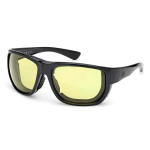 Harley-davidson Men’s Metal Bound Yellow Light-adjusting Sunglasses Shiny Black