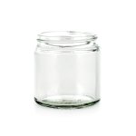 C40 Bean Jars & Lids - Clear Jar W/ Lid