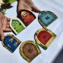 6pcs Elf Gate Miniature Fairy Gate Garden Fairy Decoration Garden Tree Wooden Crafts Decoration Room Yard Art Sculpture Decoration Miniature Fairy Garden Outdoor Decoration