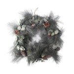 Wreath Frost Green 50CM
