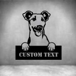 Fox Terriers Smooth With Custom Text - 450MM Rust Coat