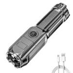 LED USB Rechargeable Flashlight For Photography & Outdoor Use