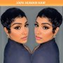 Women's Pixie Cut Straight Hair Wig 100% Brazilian Remy Human Hair Glueless Full Machine Made Rose Net Cap Natural Black Medium Density 150%