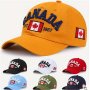 Canadian Flag Embroidered Baseball Cap Canada Patriotic Caps Hats For Men