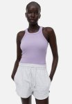 Ribbed Vest Top - Light Purple