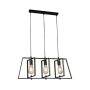 3 Adjustable Hanging Arm Wire Vintage LED Pendant Light