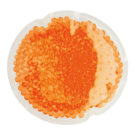 Round BH7415 - Shaped Hot And Cold Pack Orange Std