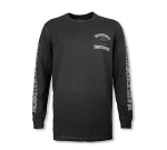 Willie G Skull Long Sleeve Tee – Harley Black