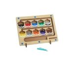 Educational Magnetic Color And Number Maze Wooden Montessori Toy KQ-17