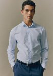 Slim Fit Easy-iron Shirt - Blue