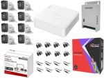 Hikvision 8 Channel Dvr 2MP Camera 100M CAT6 Cable Cctv Kit