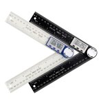 Digital Angle Finder Protractor 2 In 1 Angle Finder Ruler With 7 INCH 200MM Angle Measuring Tool For Woodworking carpenter const