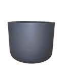 Match Cylinder Japi Planter With Saucer Click For Details - Large JCMC57 560MM Width X 420MM Height Lead