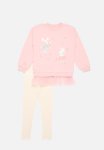 PoP Candy Printed Sweat Top & Legging Set - Pink & Ecru