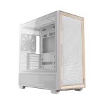 Antec Flux Mid-tower E-atx Gaming Chassis Wood Front Panel - White-flux W