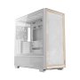 Antec Flux Mid-tower E-atx Gaming Chassis Wood Front Panel - White-flux W