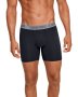 Men's Charged Cotton Stretch 6INCH Boxerjock - 3-PACK - Black / LG
