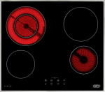 Defy 60CM Slimline Touch Control Vitroceramic Hob - DHD494