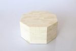 Natural Hexagonal Bone Box Ridged- 20X10X30.5CM