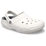 Classic Lined Clog - White grey M13
