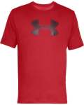 Men's Ua Big Logo Short Sleeve T-Shirt - Red Black XL