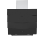 Falco 60CM Black Glass Wall Mount Extractor - FAL-60-S03D3