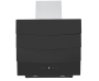Falco 60CM Black Glass Wall Mount Extractor - FAL-60-S03D3
