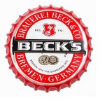 Becks Bottle Cap Decoration