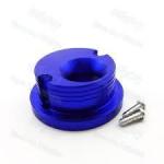 Race Anodized Cone Air Filter Adaptor - Blue