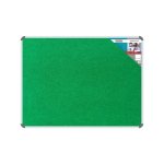 Parrot Bulletin Board Ribbed Aluminium Frame 600X450MM - Palm